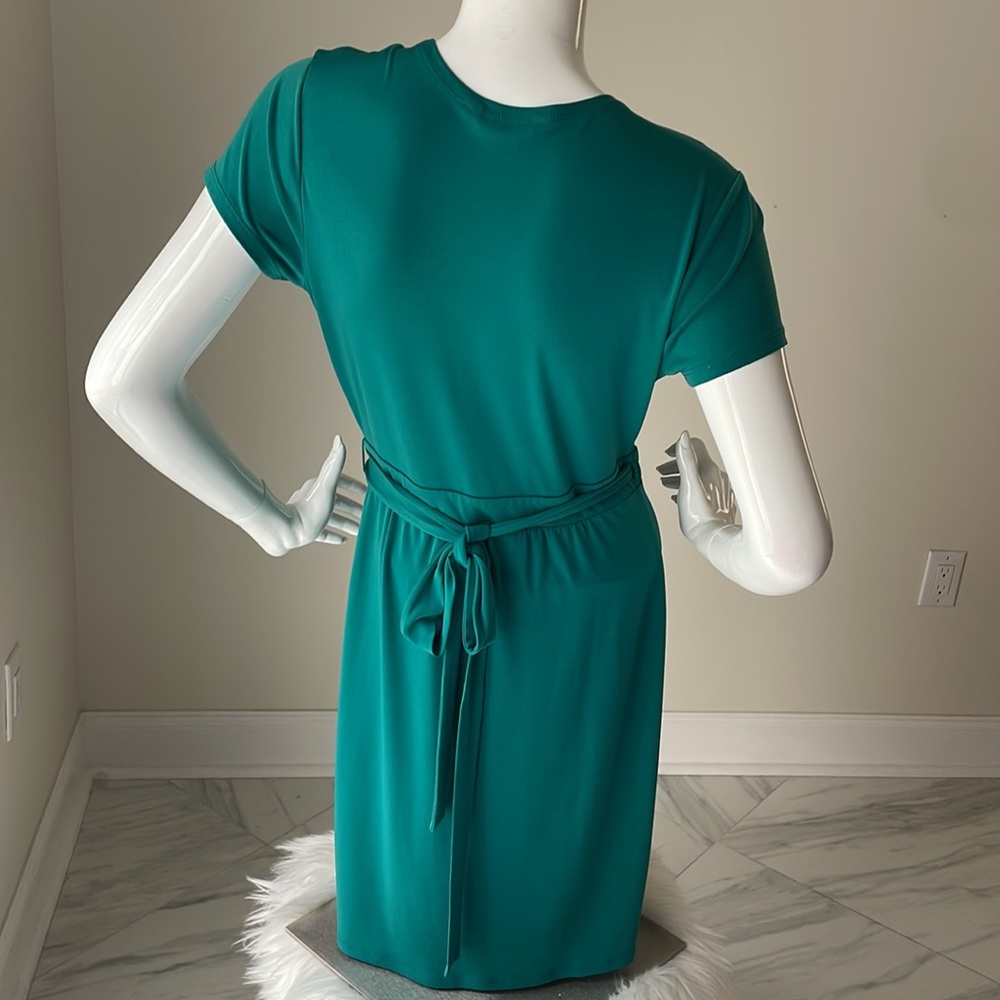 Banana Republic: Green Wrap Dress Size S. - Picture 3 of 7